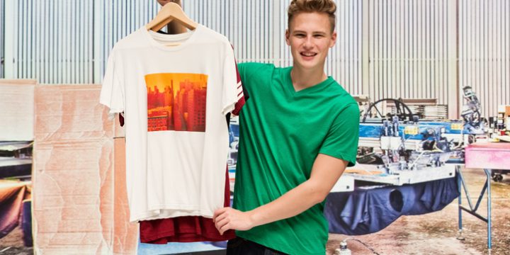 Trycka t-shirts
